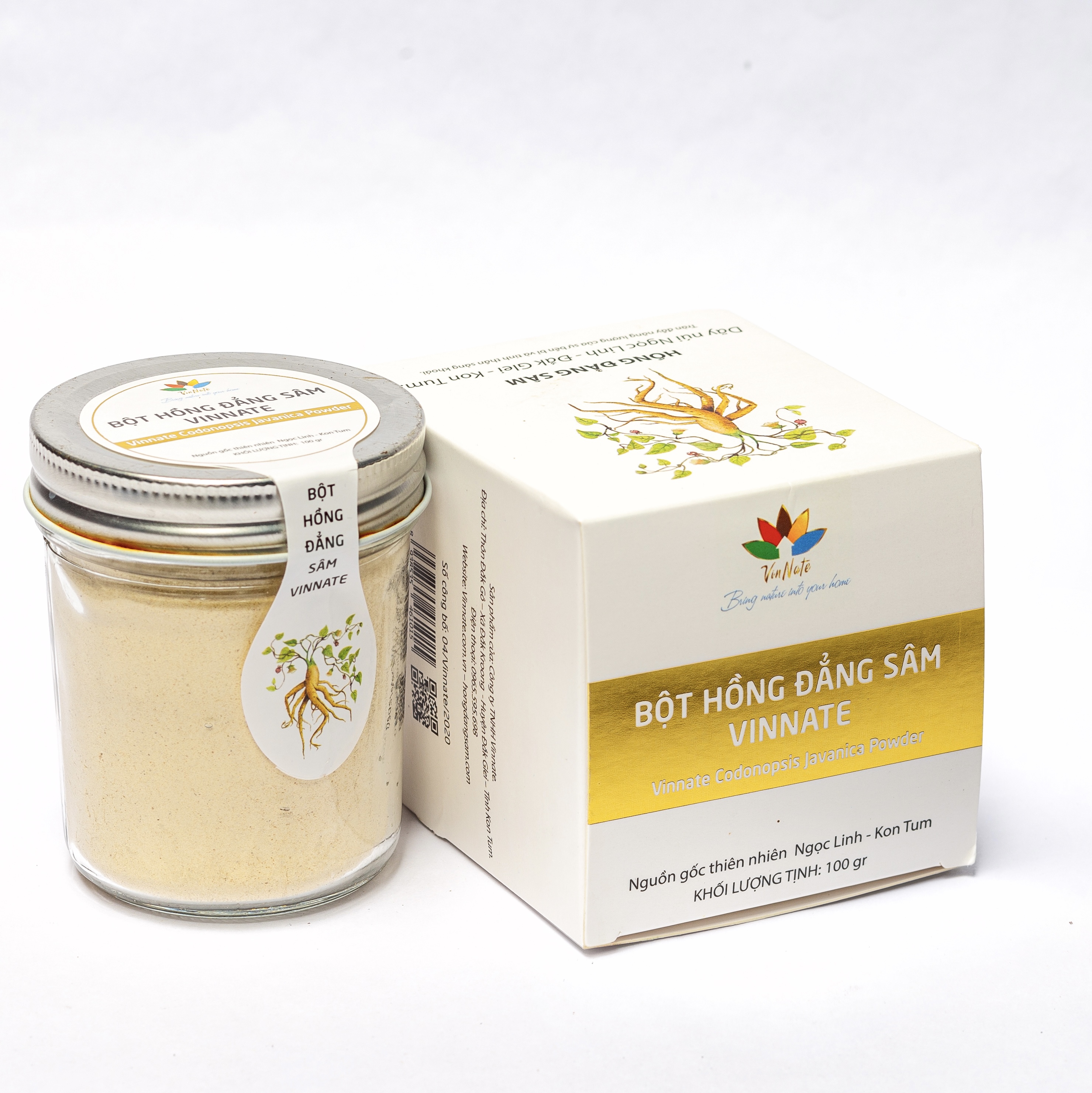 Bột hồng đẳng sâm Vinnate