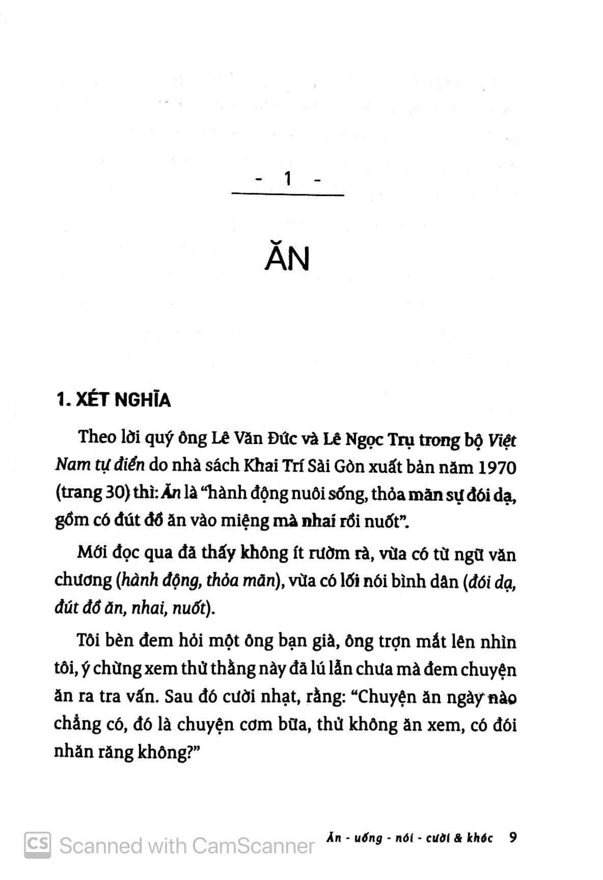 Tiếng Việt Giàu Đẹp - Ăn, Uống, Nói, Cười Và Khóc (Tái Bản 2022)
