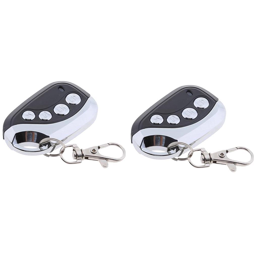 2Pieces For Garage Gate 433MHZ Wireless Remote Control Duplicator Clone Code Scanner Key 4 Channel