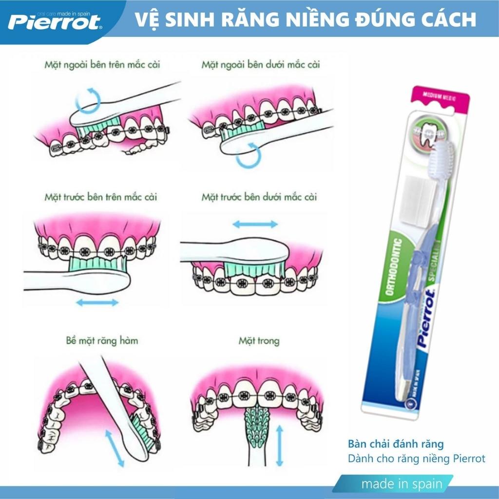 Bàn chải kẽ răng dành cho răng niềng Pierrot Tây Ban Nha