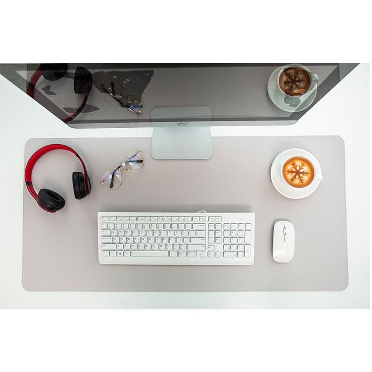 Tấm Lót Bàn Làm Việc DeskPad Bằng Da Size Lớn 120x60, 120x50, 100x50..Kiêm Thảm Bàn Di Chuột Cỡ Lớn