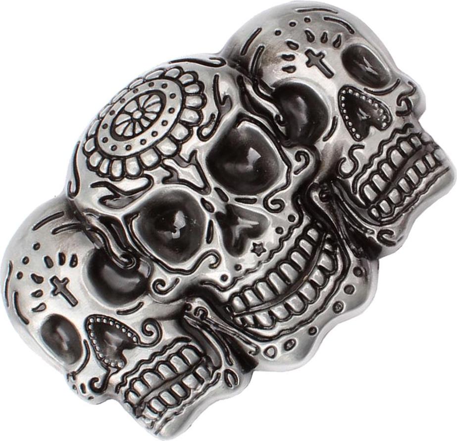 3D Gothic Đầu Lâu Khóa Cho Quần Jean Thắt Lưng Thắt Lưng Nam