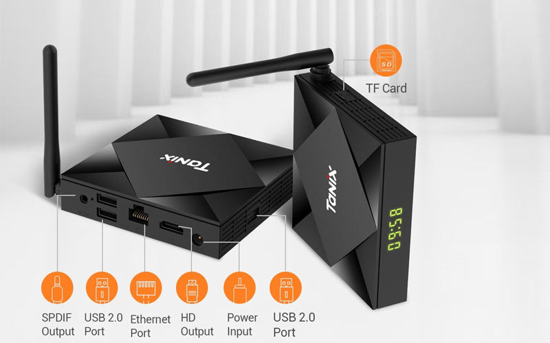 Android TV Box TX6S Ram 4Gb Rom 32Gb, Android 9.0