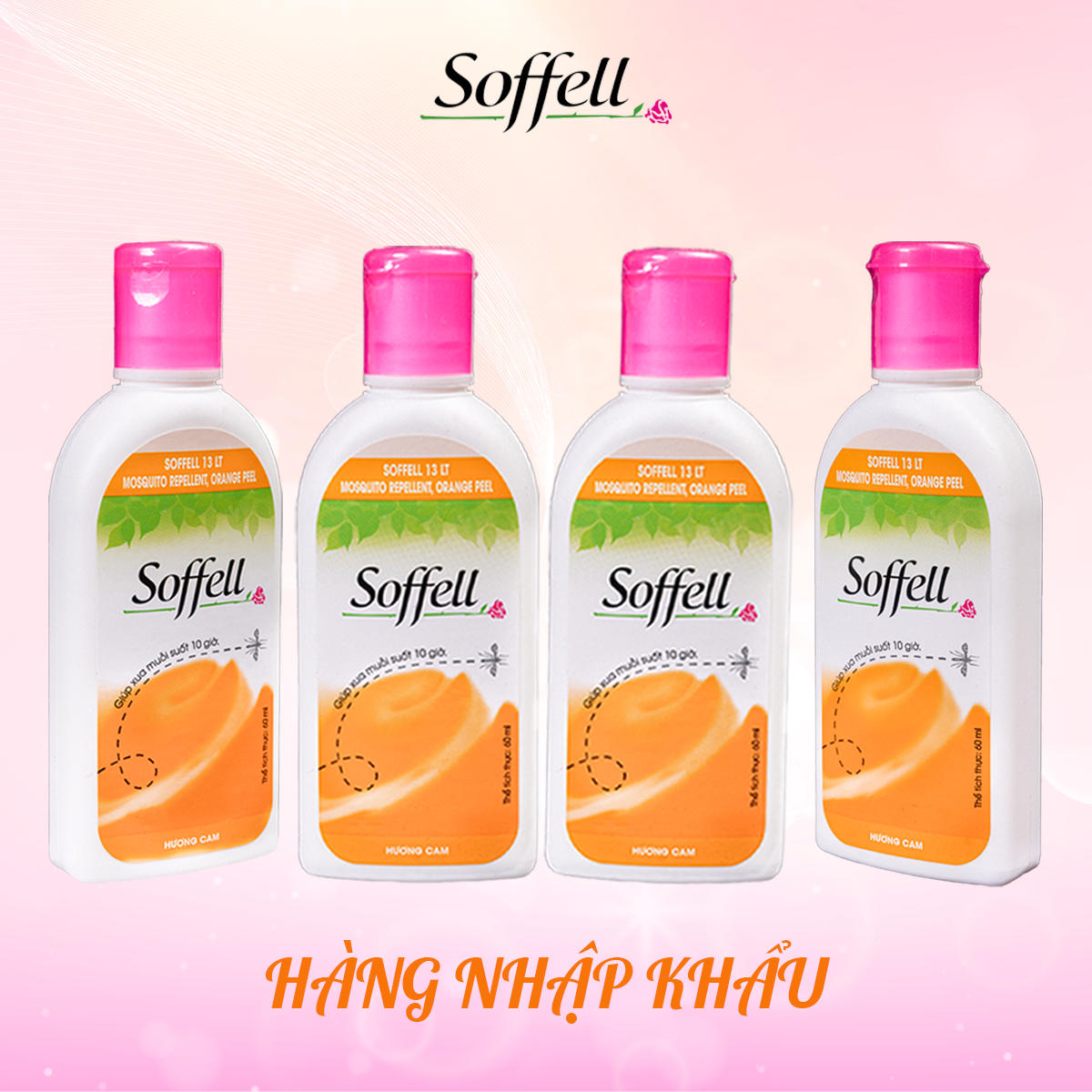 [COMBO 4] KEM XUA MUỖI SOFFELL - 60ML