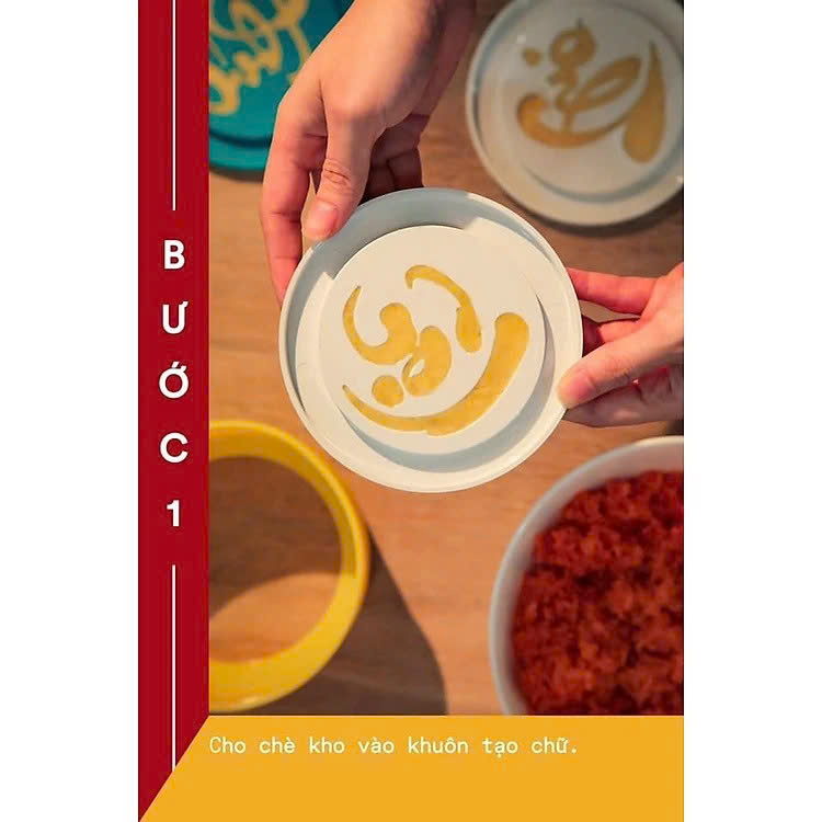 Bộ 3 Khuôn Xôi Phúc Lộc Thọ - Khuôn Làm Bánh Đồ Xôi Bằng Nhựa PP An Toàn Tiện Lợi - Hàng Loại 1