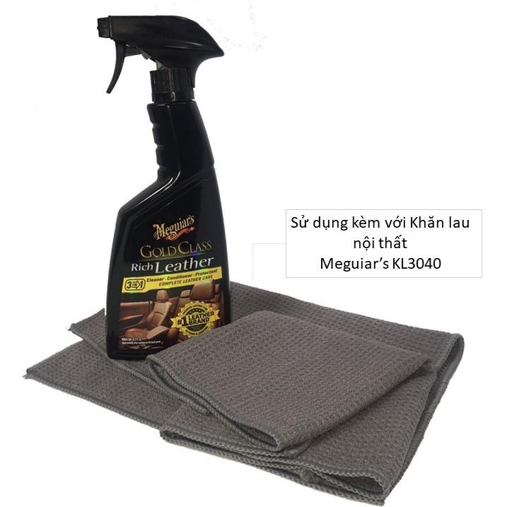 Meguiar's Chai xịt làm sạch và dưỡng da nội thất ô tô dòng Gold Class - Rich Leather Cleaner &amp; Conditioner - G10916