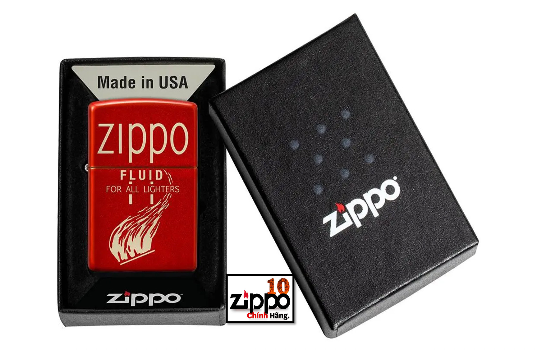 Bật lửa Zippo 49586 Retro Design - Chính hãng 100%