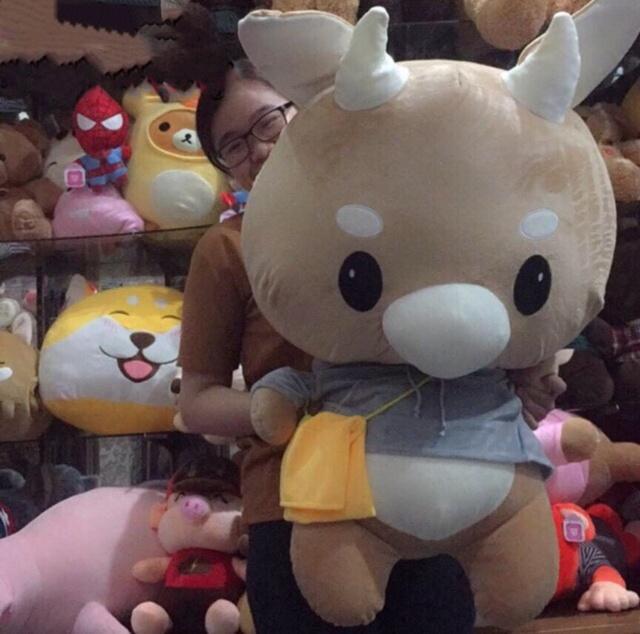 THÚ BÔNG BÒ CHĂM CHỈ 60CM