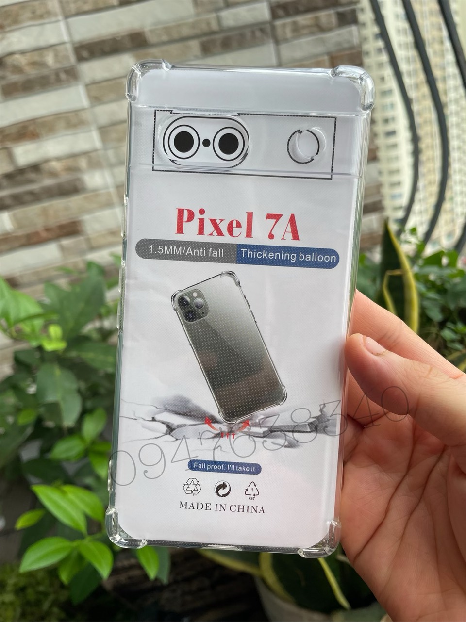 Ốp lưng dẻo cho Google Pixel 7A chống sốc 4 góc trong suốt , bảo vệ Camera