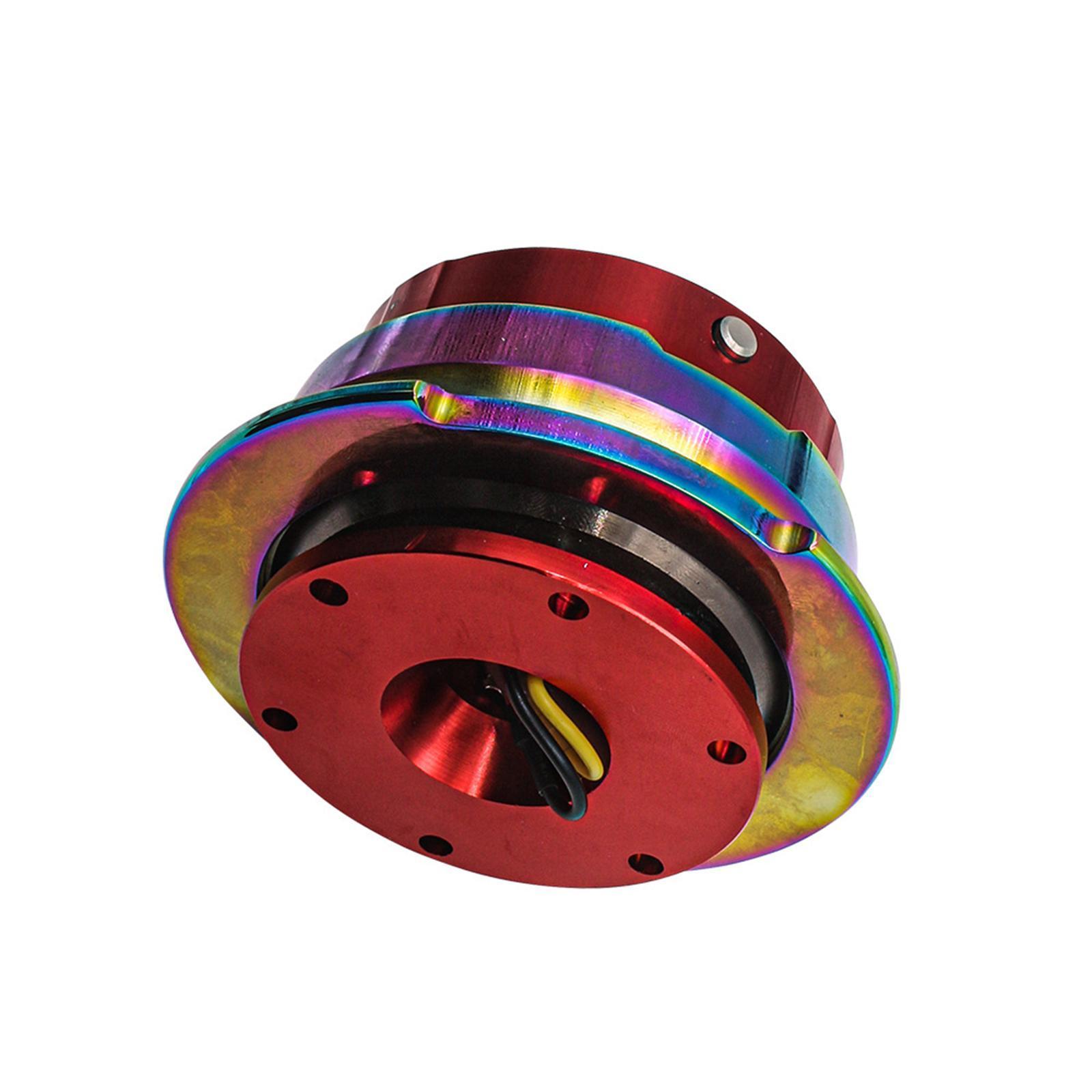 Colorful Steering Wheel Quick Release Kit Universal Car Supplies Red