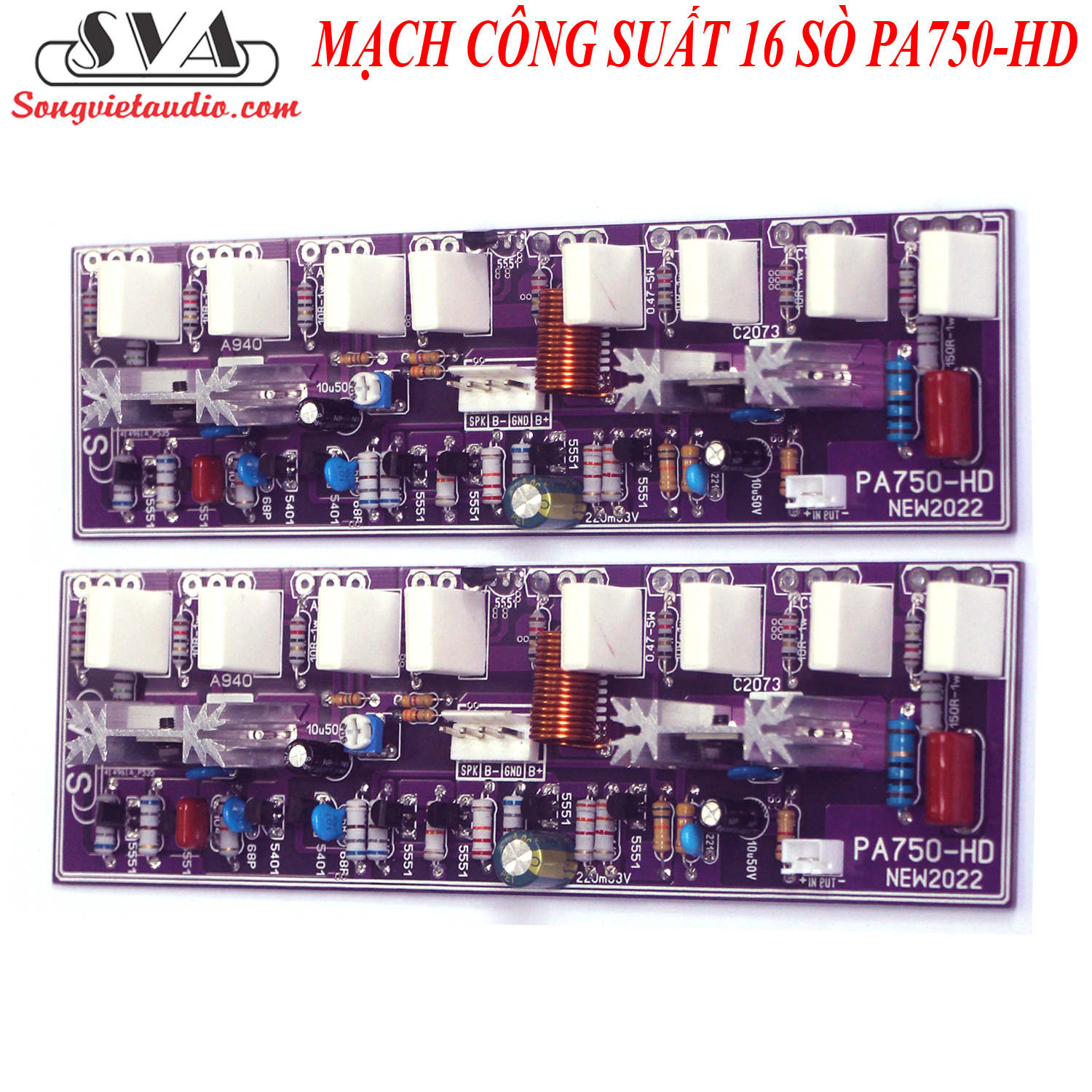 MẠCH CÔNG SUẤT 16 SÒ PA750-HD