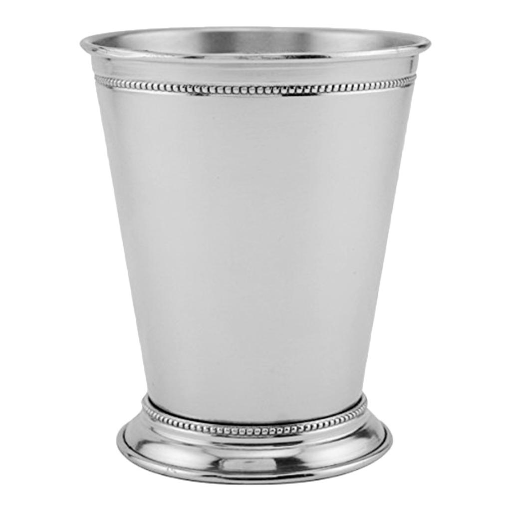 Stainless Steel Moscow Mint Mule Julep Cup Drink Tea Travel Mug Silver