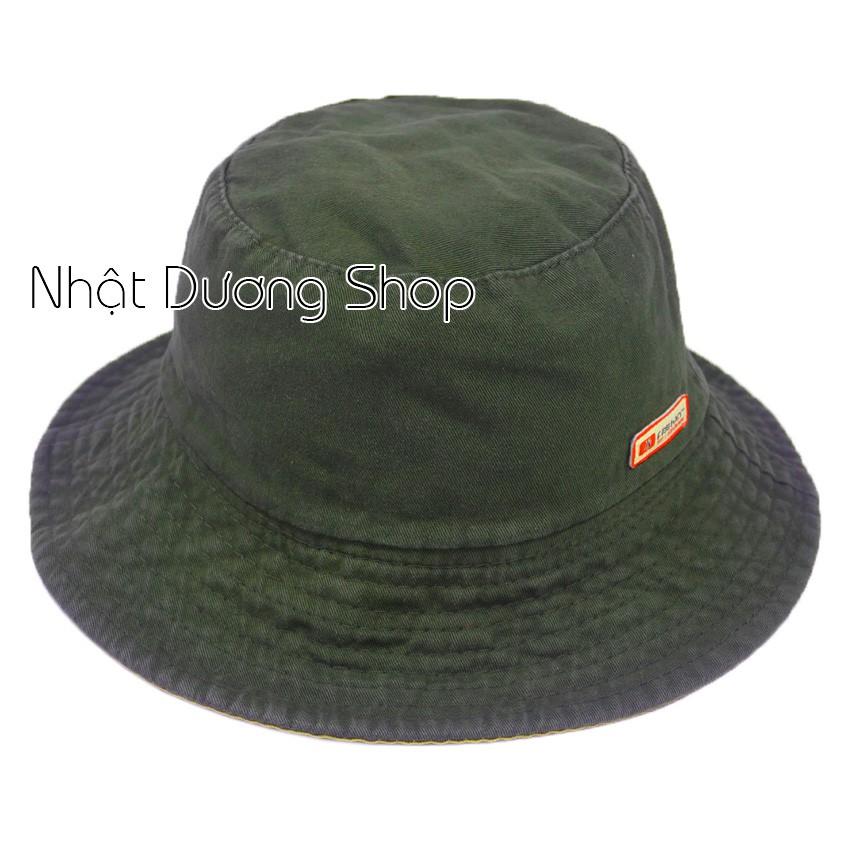 Nón tai bèo vành nhỏ fashion loại xịn đội được 2 mặt - Rêu đậm & nâu chất liệu xịn mang phong cách trẻ trung