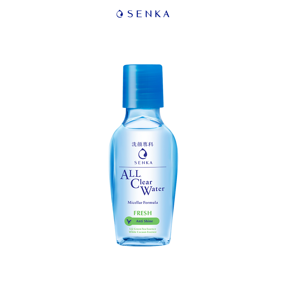 Combo Sữa chống nắng Senka Perfect UV Milk 40ml và Nước tẩy trang sạch thoáng Senka A.L.L.Clear Formula Fresh 70ml