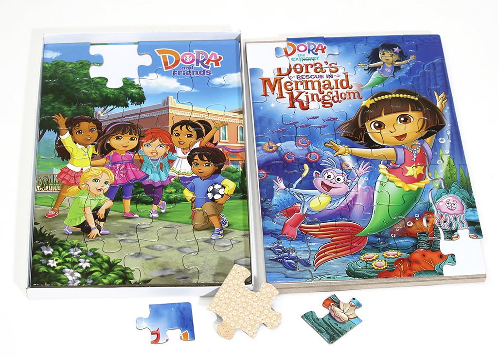 Xếp hình A4 Dora the explorer