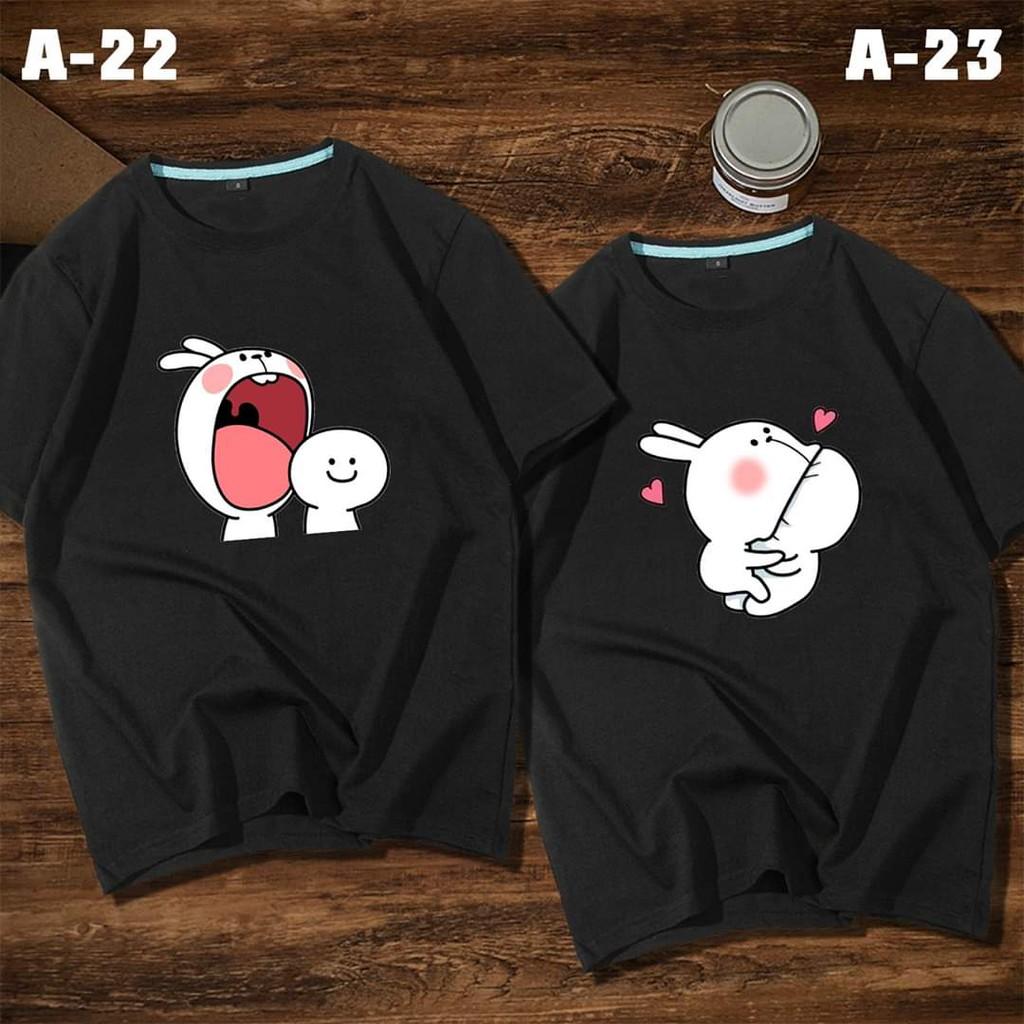 Áo thun đôi nam nữ