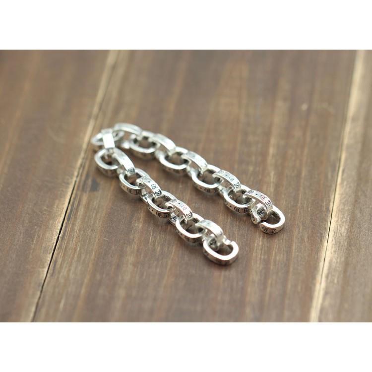 Lắc tay nam khắc bát nhã vòng tay nam bạc mặt xoay - Trang Sức Bạc Thái