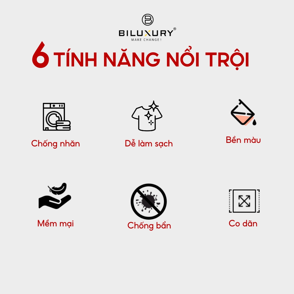 Áo polo Nam cổ bẻ Biluxury thun có cổ tay lỡ chống nhàu , chuẩn form , nhiều màu 7APCB002