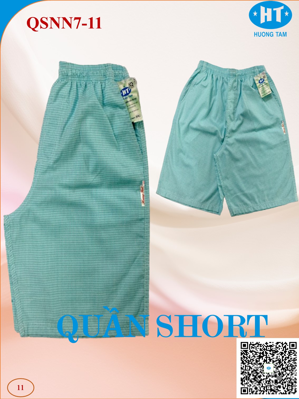Quần short huongtam nam cao cấp(QSNN7). Chất liệu vải loại tốt: mềm mại, thoáng mát, không phai màu