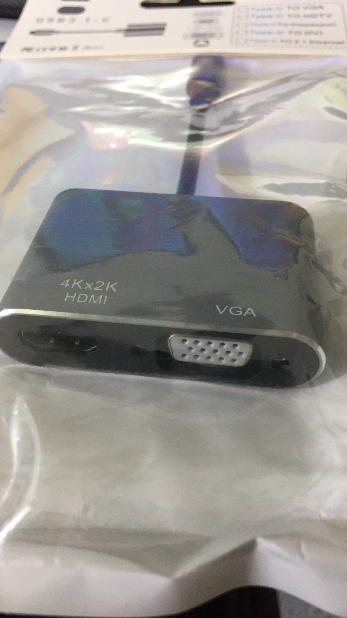 Cáp chuyển đổi USB Type C sang HDMI và VGA (USB C to HDMI , VGA)