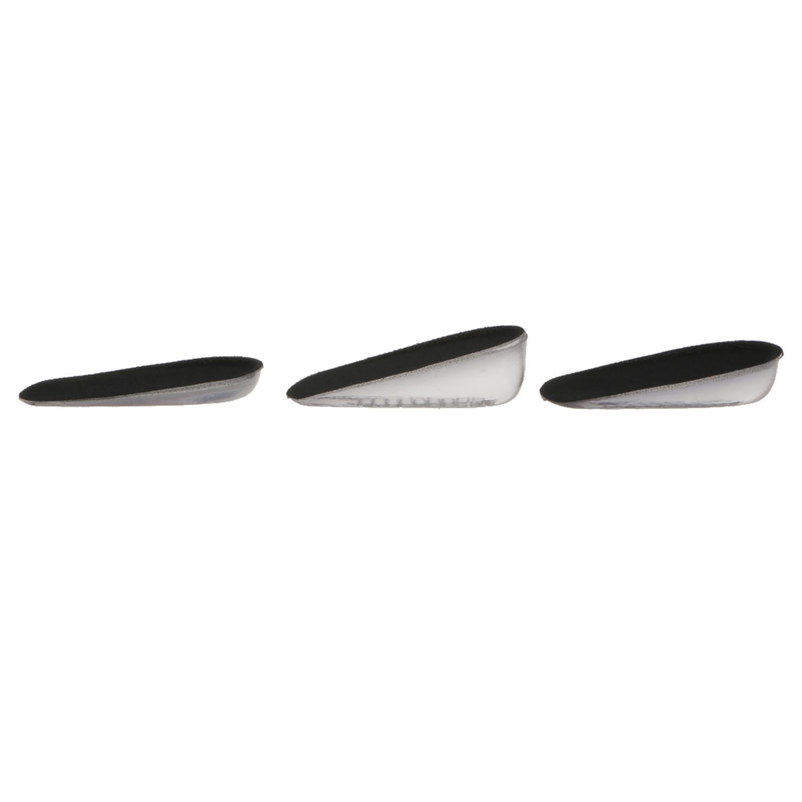Invisible Height Increase Shoes Inserts Insoles Pads Lifts 3.5cm - Black,