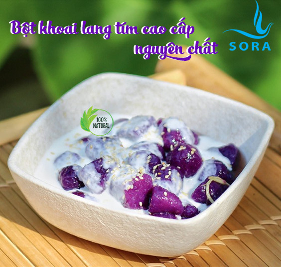 Sora Bột khoai lang tím cao cấp nguyên chất