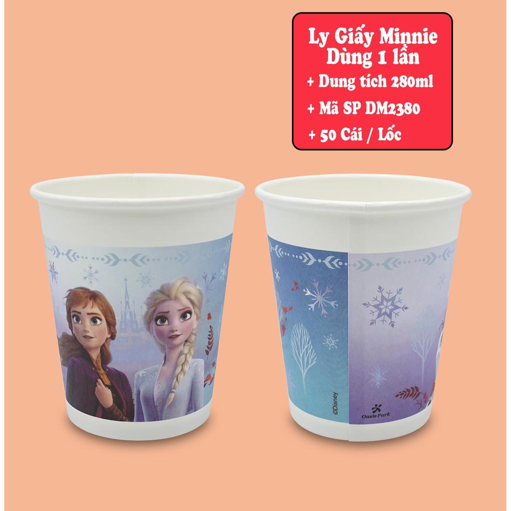 Ly giấy Disney dùng 1 lần- 280ml-50 cái/lốc