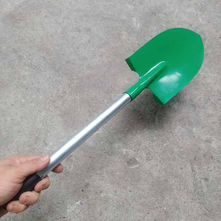 Xẻng xúc đất,trồng cây có cán hàn lưỡi xẻng xanh chắc chắn
