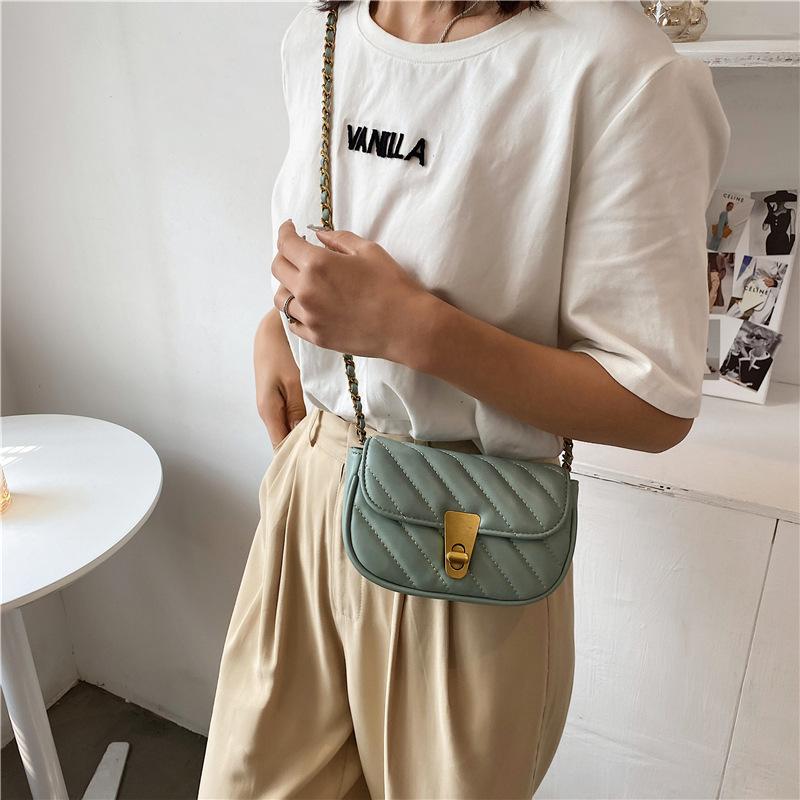 2021 Mới Thiết Kế Túi Đeo Vai Cho Nữ Da Pu Nữ Đơn Giản Nữ Chất Lượng Dây Chuyềnote Nữ Của