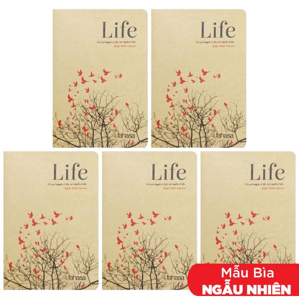 Combo 5 Tập Sinh Viên Life - Kẻ Ngang 200 Trang Đl 70Gm2 - Fahasa Mẫu Màu Giao Ngẫu Nhiên