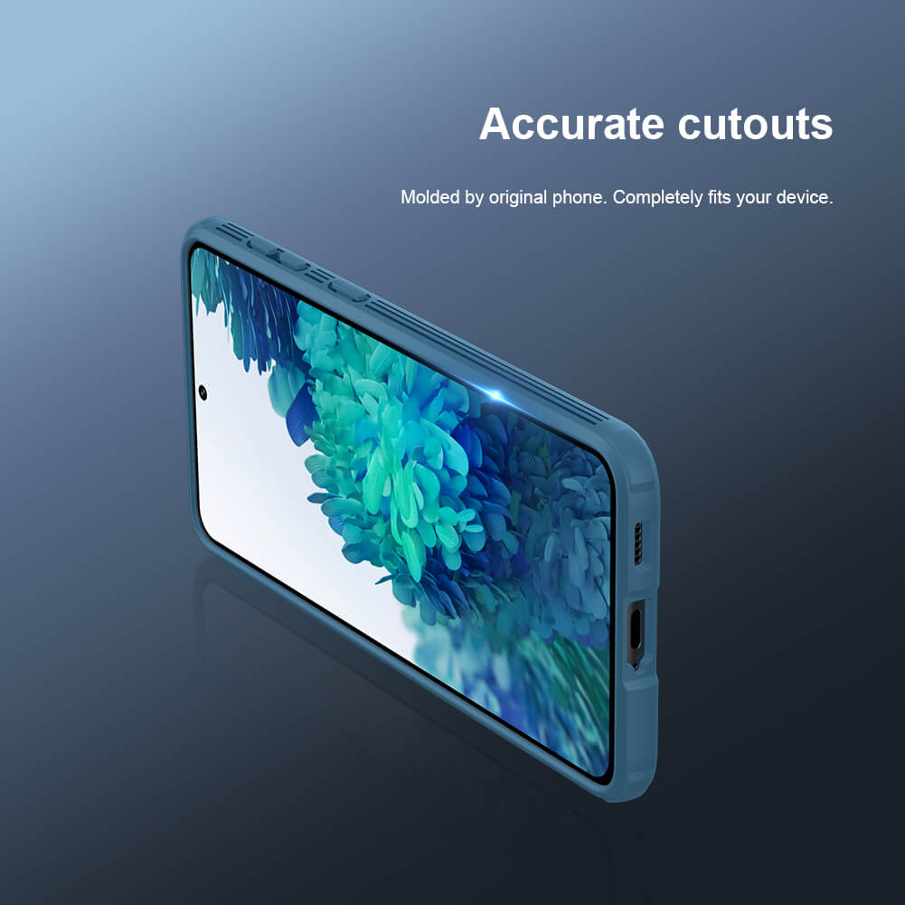 Ốp lưng cho Samsung Galaxy S21 Plus bảo vệ camera chống sốc hiệu Nillkin Camshield chống sốc cực tốt, chất liệu cao cấp, có khung & nắp đậy bảo vệ Camera - hàng chính hãng