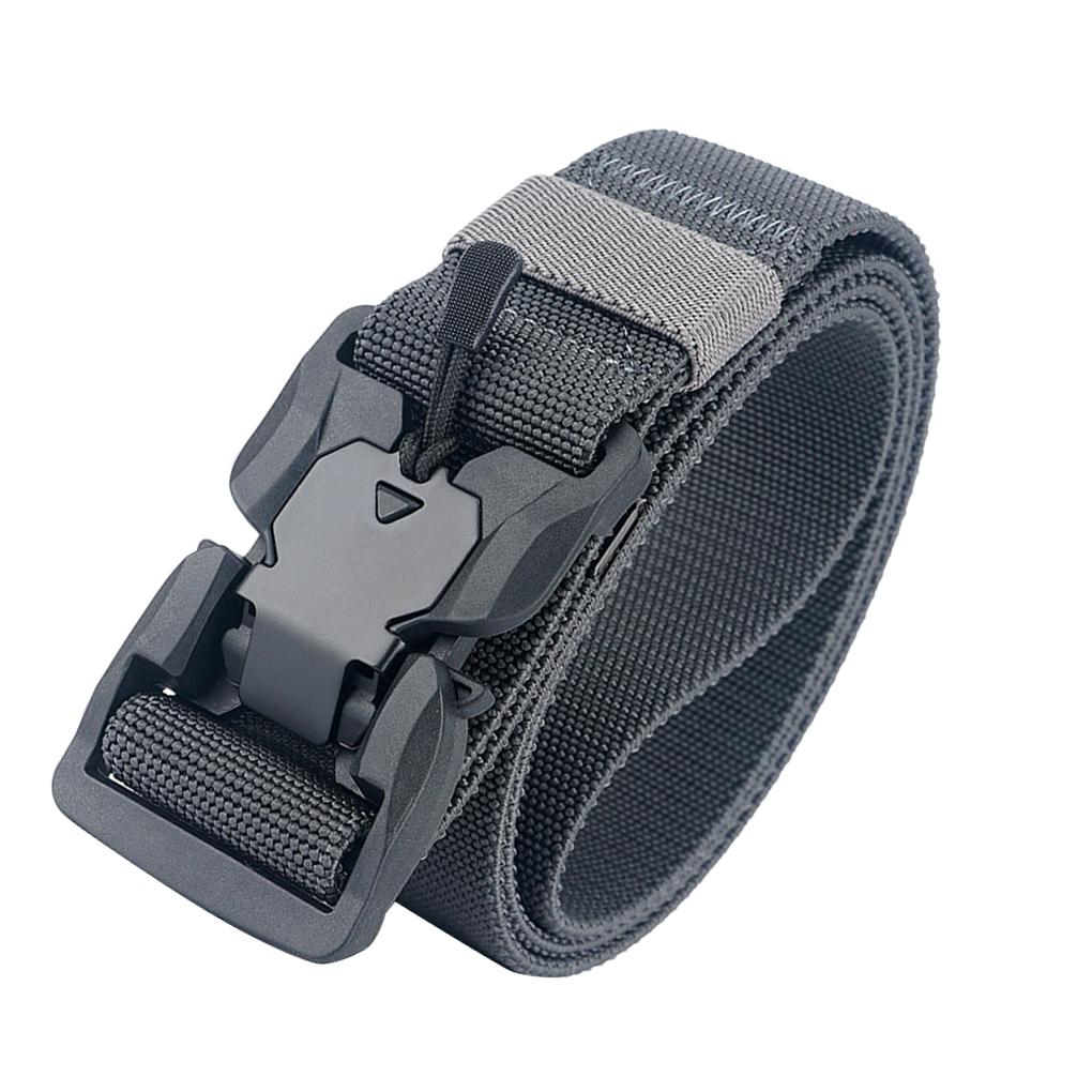 Unisex Dây Da Đa Năng Ngoài Trời Dây Nylon Dệt Dây Thắt Lưng Nam Nữ Khóa THẮT NƠ EO