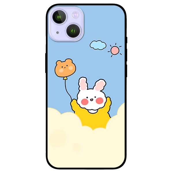 Ốp lưng dành cho iPhone 13 Mini - iPhone 13 - iPhone 13 Pro - iPhone 13 Pro Max - Thỏ Mây Vui Vẻ