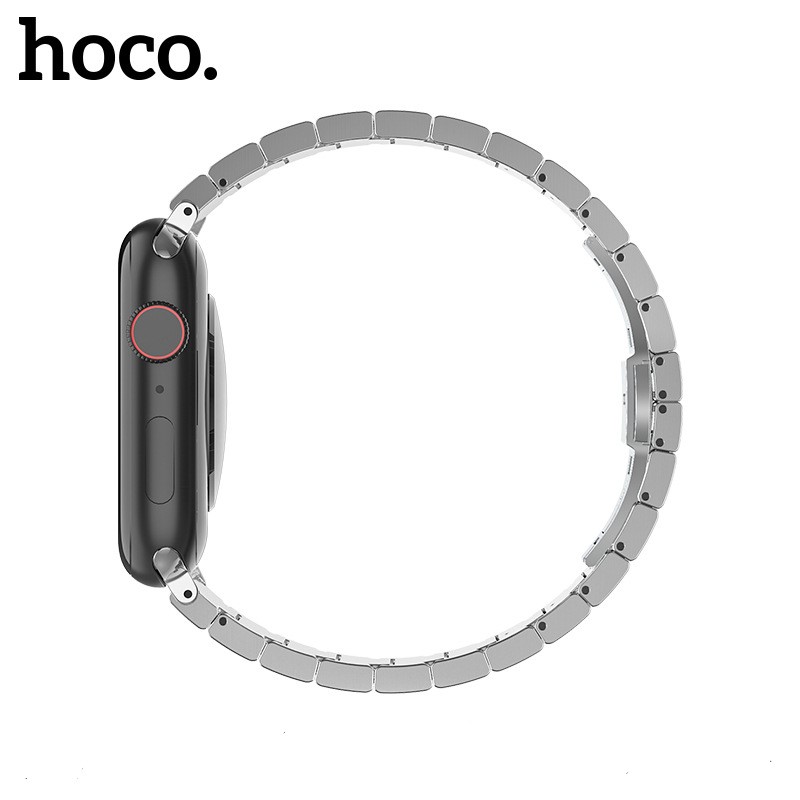 Dây Thép cho đồng hồ Apple Watch 44/42mm Hoco Link Bracelet_ Hàng nhập khẩu