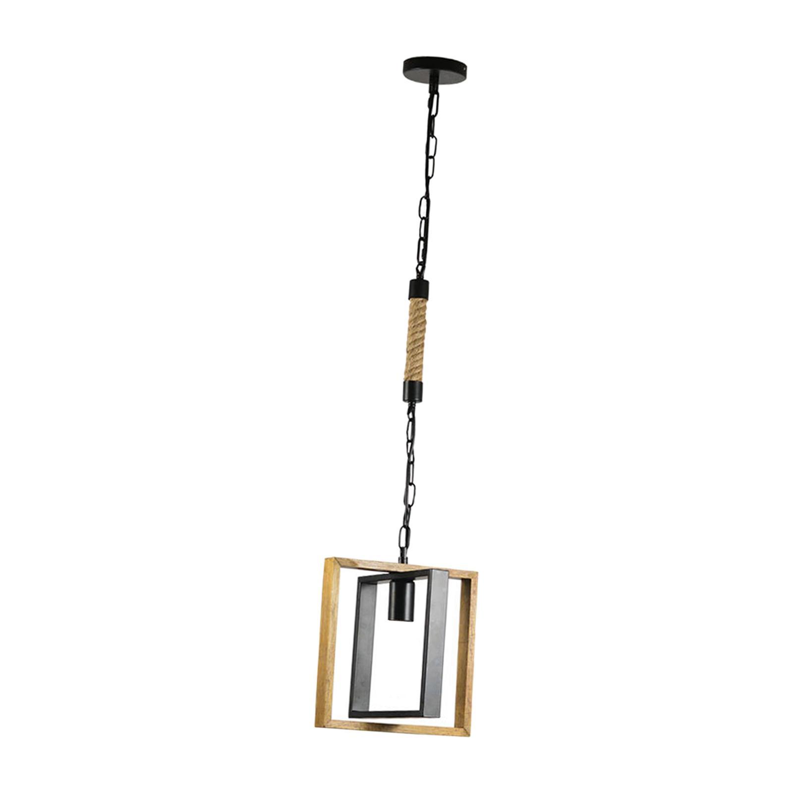 Retro Style Pendant Light Ceiling Lamp Adjustable Lighting for Loft Hallway