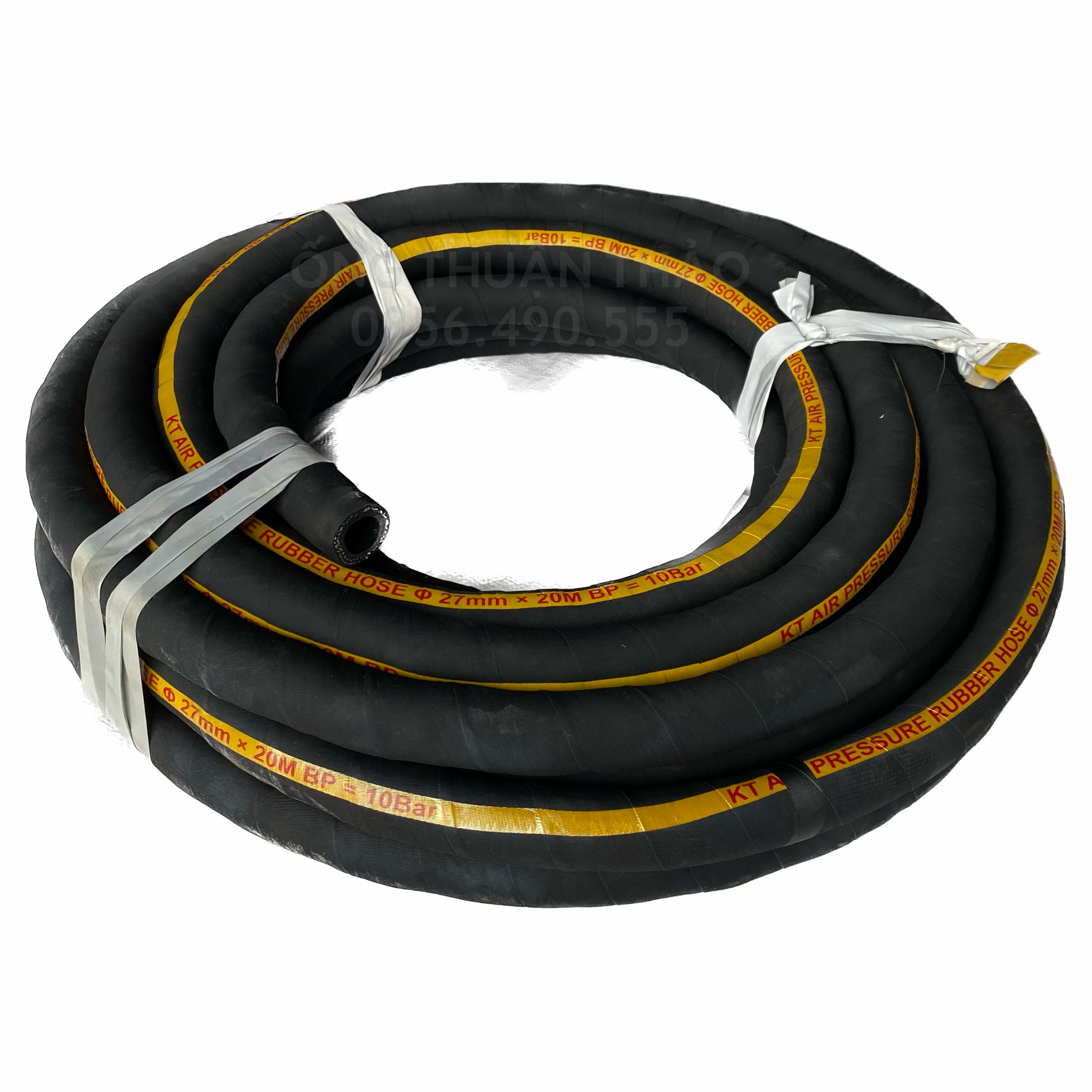 Ống Cao Su Bố Vải Phi 27mm cuộn 20 mét- Hàng Nhập Khẩu - Ống Thuận Thảo