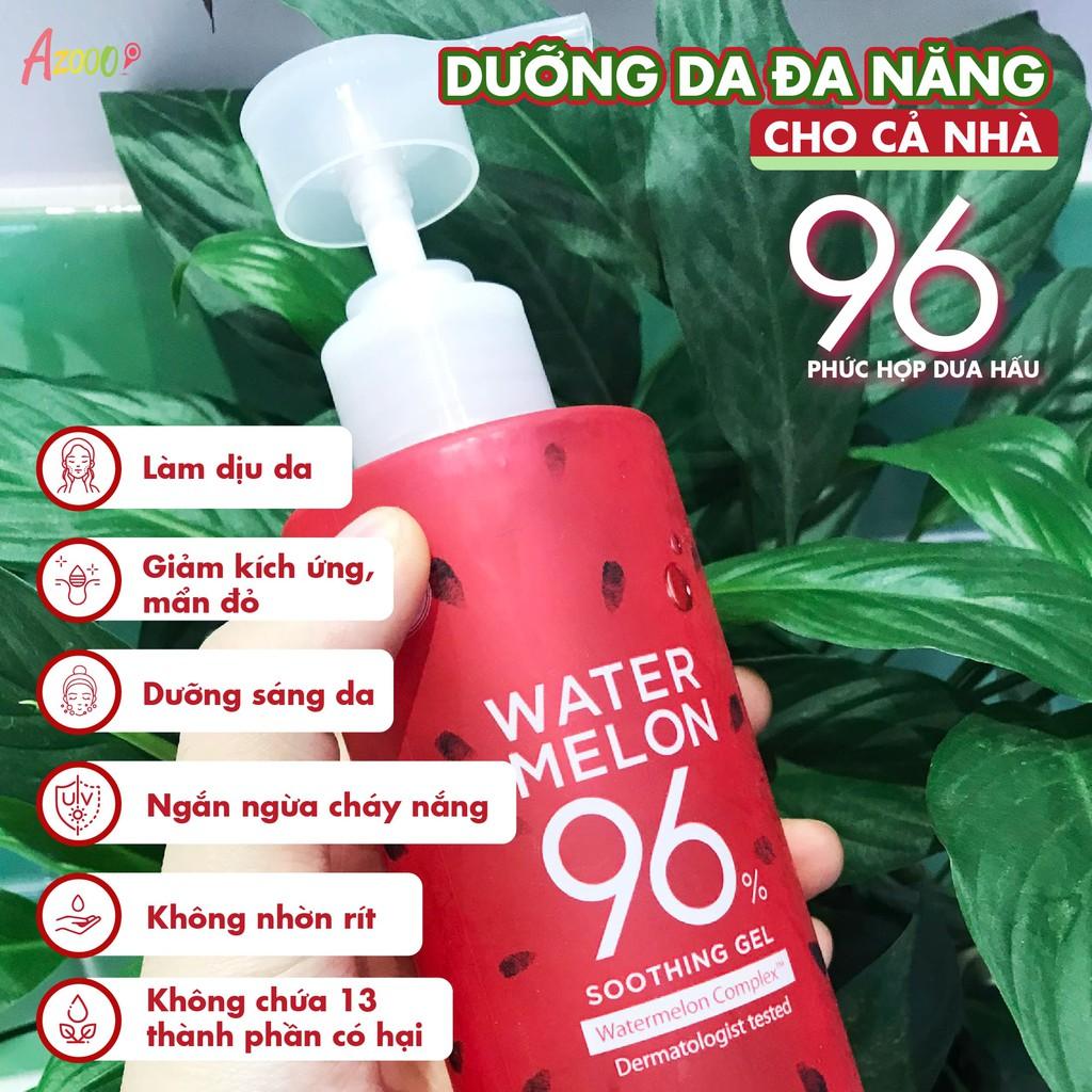 Gel dưỡng da đa năng chiết xuất dưa hấu Holika Holika Watermelon 96% Soothing Gel 390ml_19151