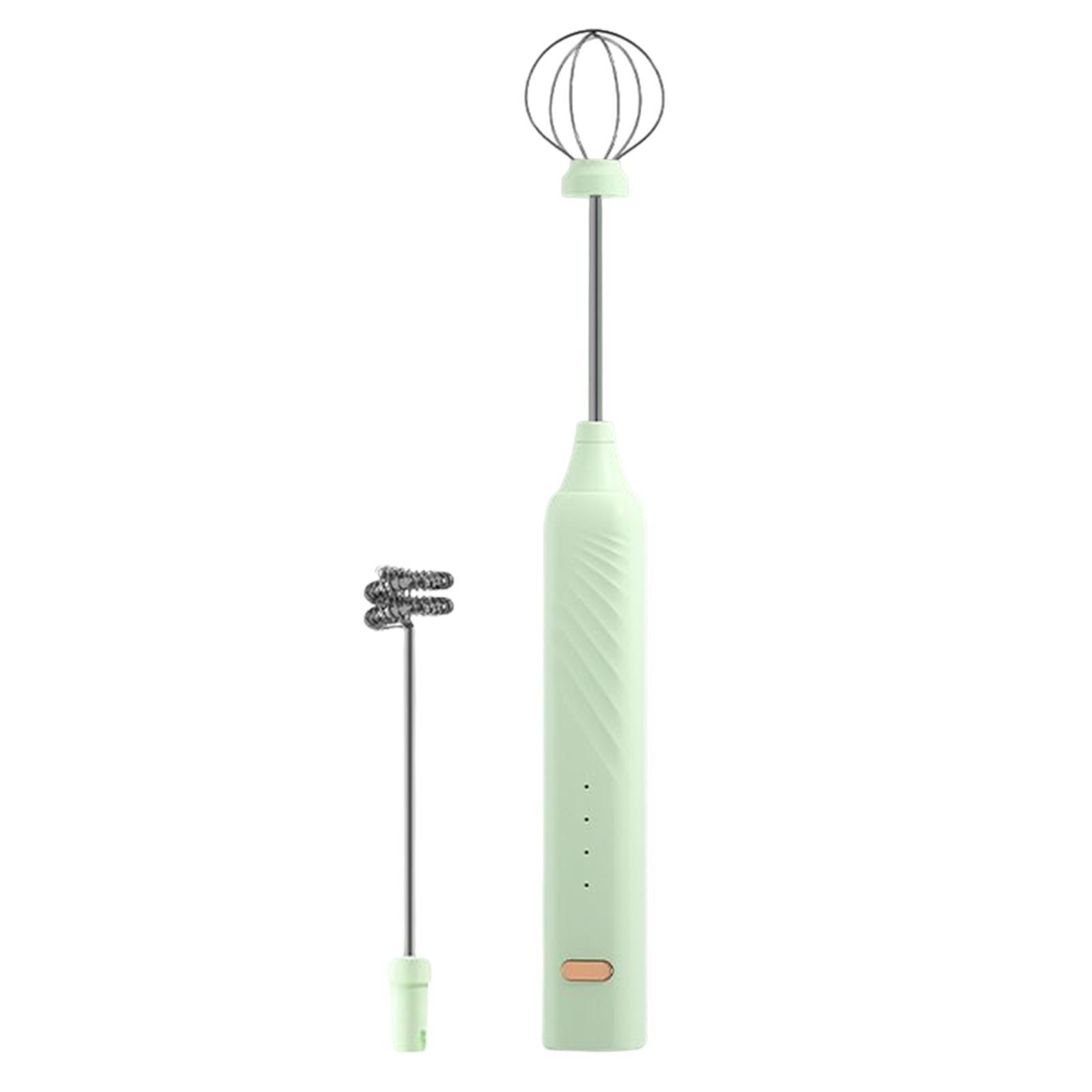Milk Frother Egg Beater Stainless Steel Mixing Head for green