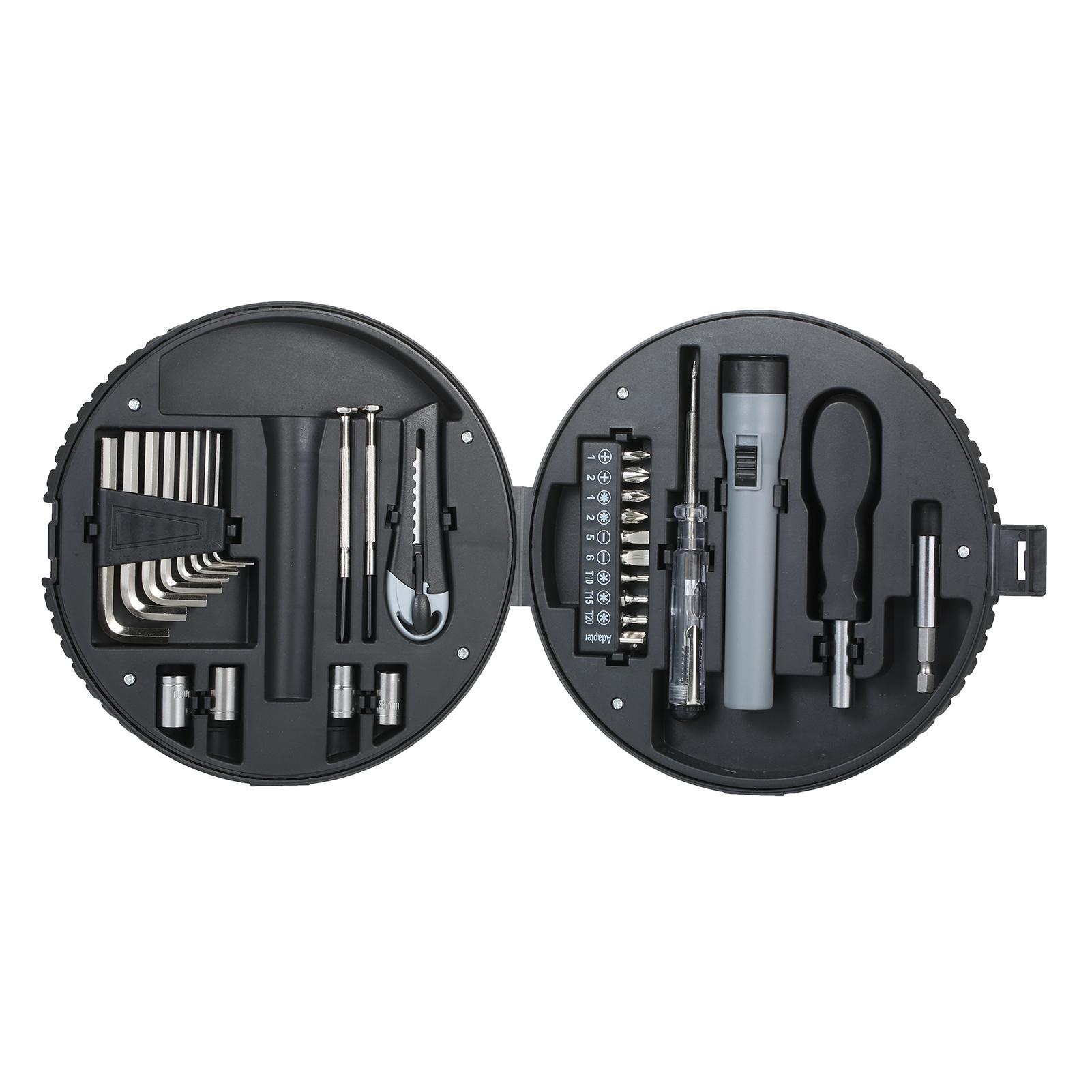 29PCS Repair Tool Kit Assortment Hand Tool Set Multifunctional Handy Hardware Tool Kit Precision Screwdriver Bits