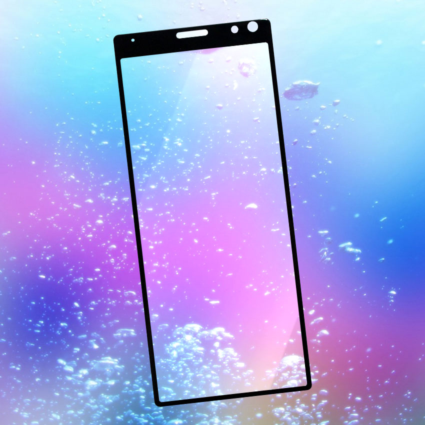 Dán cường lực màn hình cho Sony Xperia 10 full - Đen