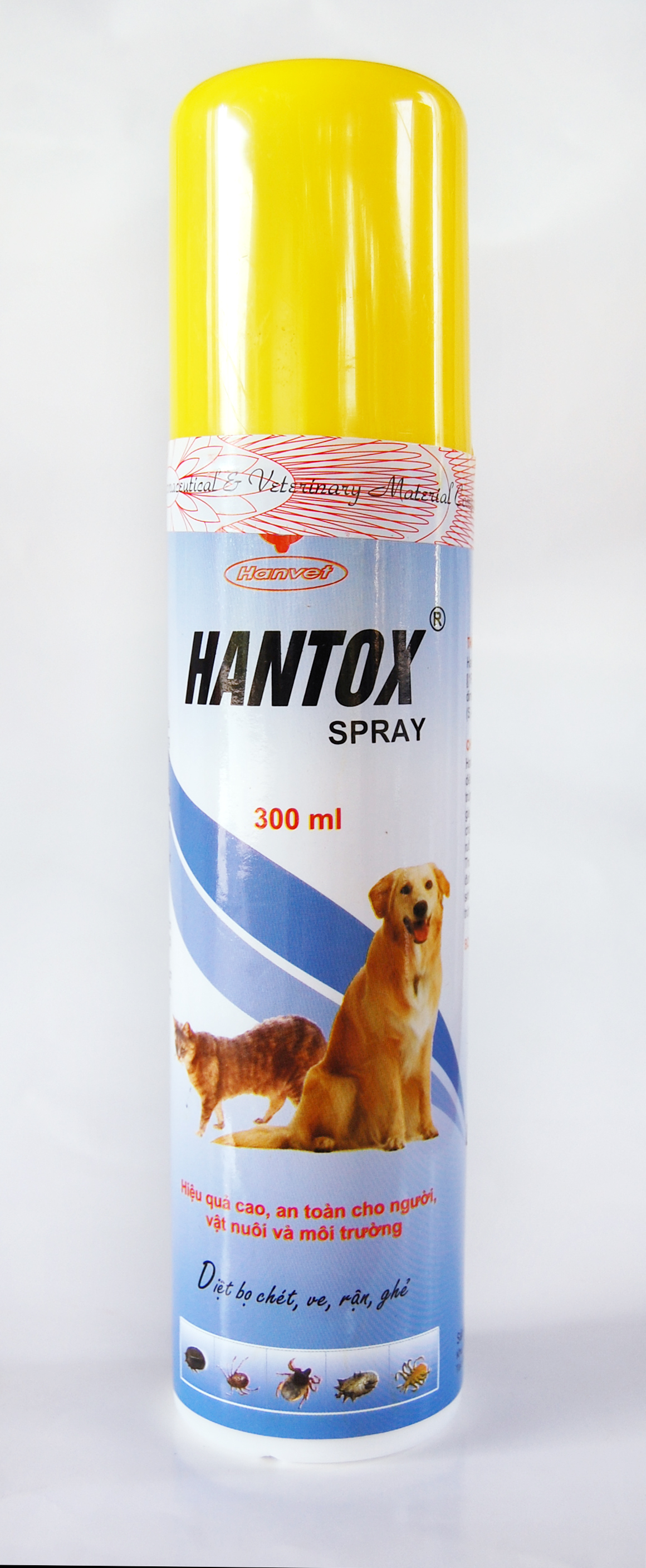 Xịt trị ve rận cho chó mèo Hantox Spray