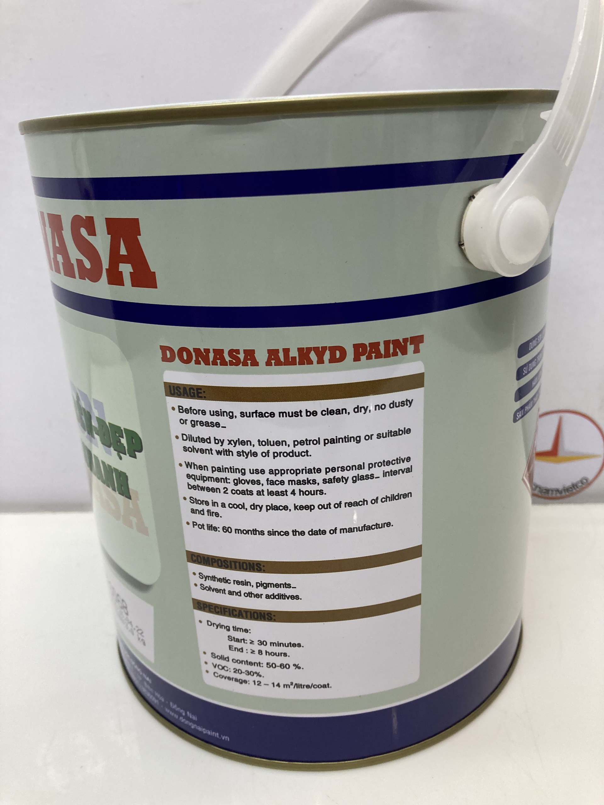 Sơn lót chống rỉ Donasa màu xám DMP 3002 3.5 Kg