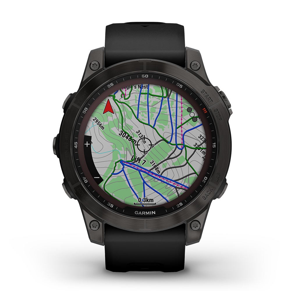 Đồng hồ Thông Minh Garmin fēnix 7S Pro Sapphire Solar (Black) - Hàng Chính Hãng