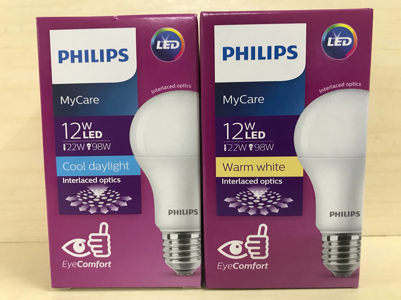 Bộ 6 Bóng Đèn Philips MyCare LED 12W E27 6500K 6C-929001916337 - Ánh sáng trắng