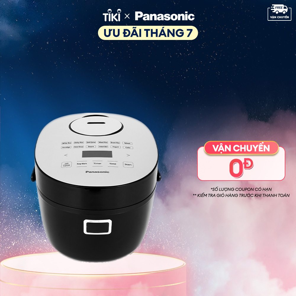 Nồi cơm điện tử đa năng nhỏ gọn Panasonic SR-DB071KRA 0.7 lít - Hàng chính hãng