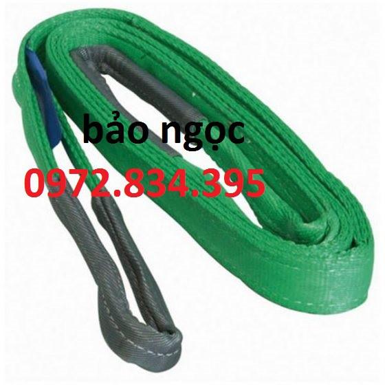 Dây cáp vải cẩu hàng 2 Tấn - bản 50mm - Hệ số 5:1 - 5 Mét