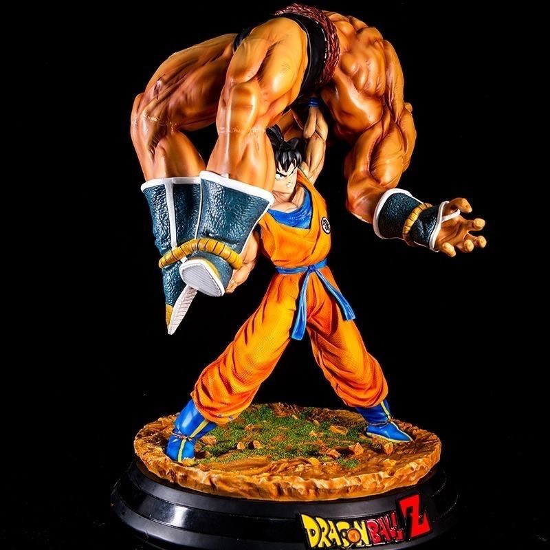 Mô hình SonGoku vs Nappa cực nét cao 43cm - dragonball