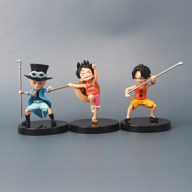 Combo 03 Mô Hình Nhân Vật Anh Em Ace, Luffy , Sabo Trong One Piece