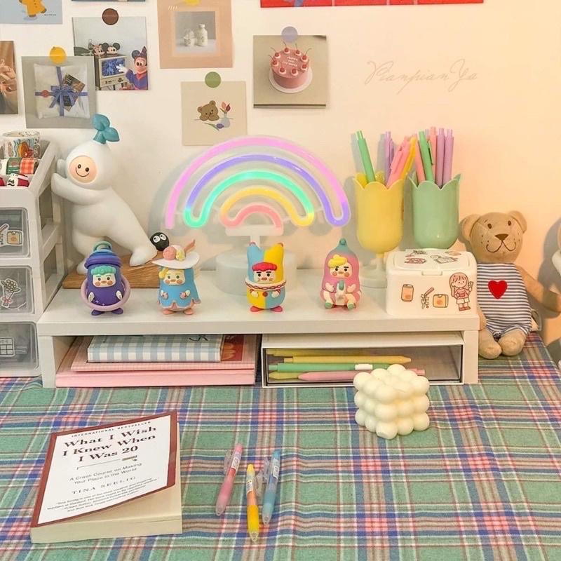 Cầu vồng lãng mạn ánh sáng ban đêm phòng ngủ bầu không khí ấm áp đèn ngủ phòng trang trí