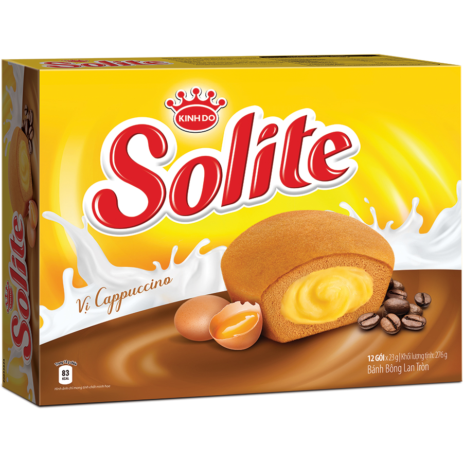 Bánh Bông Lan Solite Vị Cappuccino